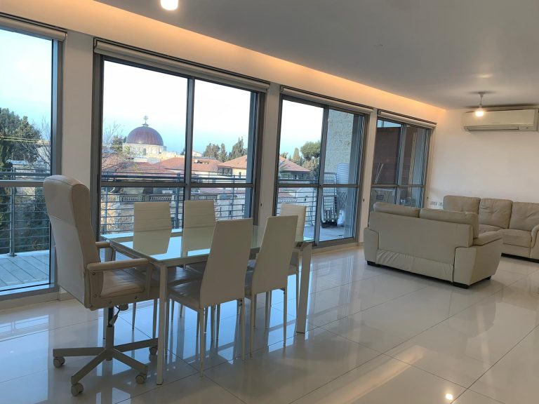 LUXURIOUS APARTMENT - HANEVIIM / A/C / ELEVATOR / HUGE BALCONY / PARKING